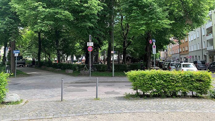 Das Dreieck am "Glockenbach". Kommendes Jahr soll es umgestaltet werden.
