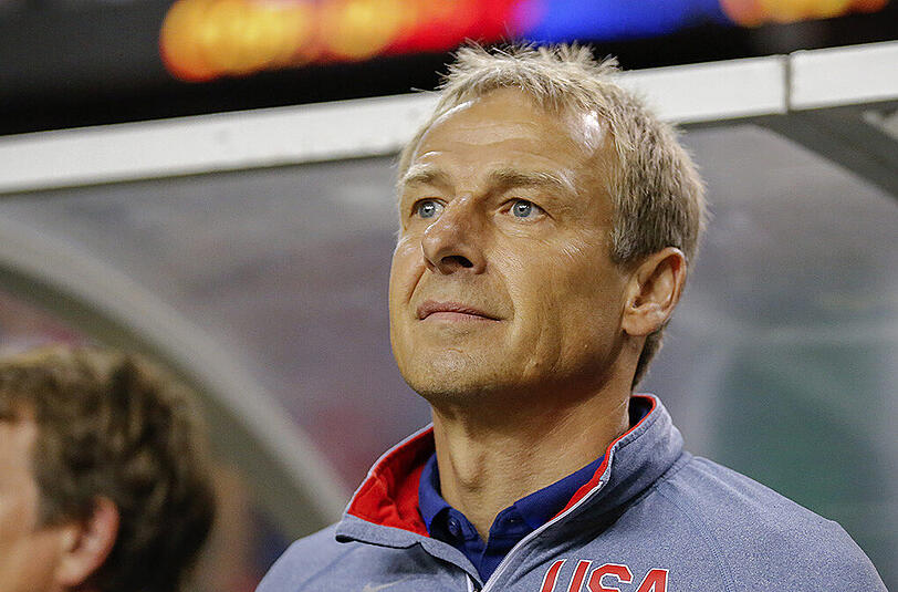 Trainierte auch schonmal den FC Bayern: Der aktuelle Trainer der US-Mannschaft Jürgen Klinsmann.