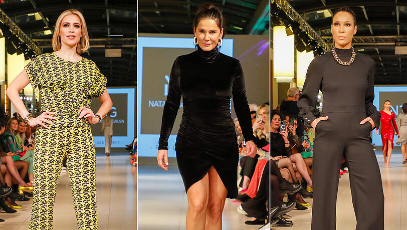 Bei der Fashion-Show von Designerin Natascha Grün stolzierten Promi-Damen über den Laufsteg. Bei der Fashion-Show von Designerin Natascha Grün stolzierten Promi-Damen über den Laufsteg.