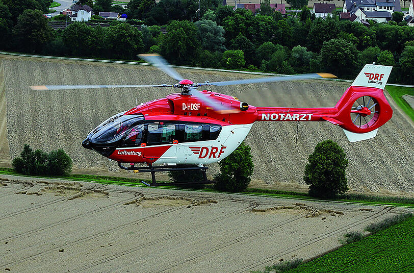 An der Station kommt der weltweit modernste Hubschraubertyp H 145 zum Einsatz.