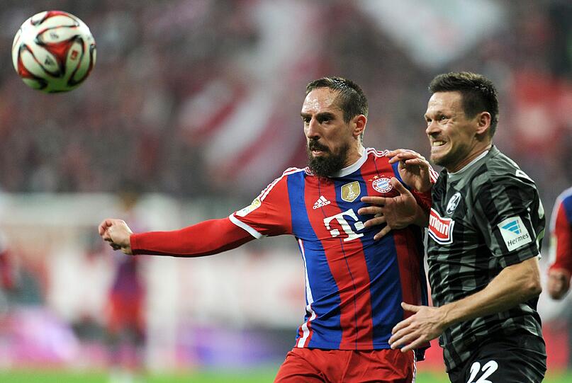 Franck Ribery (l.) und Sascha Riether
