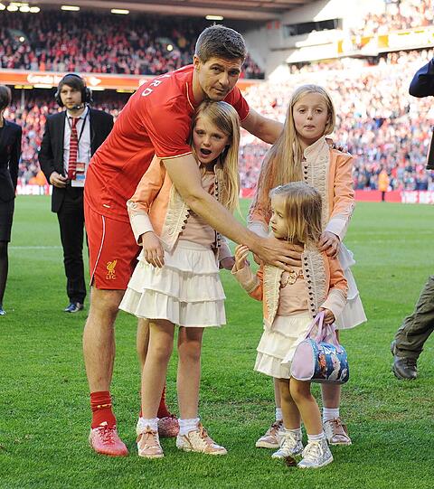 Steven Gerrard verabschiedete sich von den Fans an der Anfield Road.