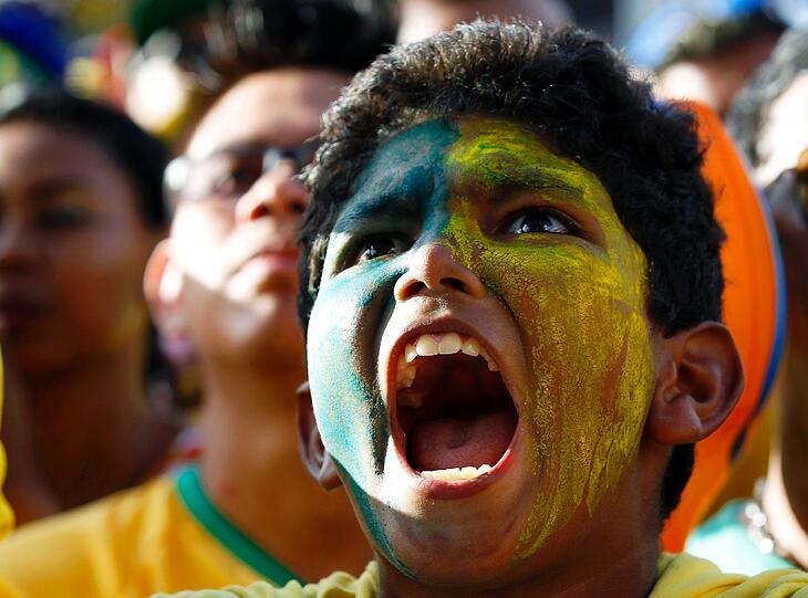 Die Fans der Fußball-WM 2014
