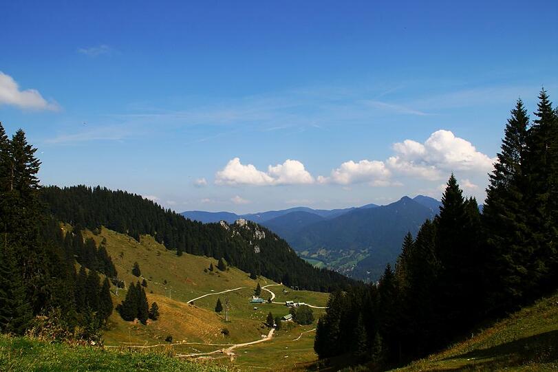 Die Aussicht belohnt den anstrengeden Aufstieg.