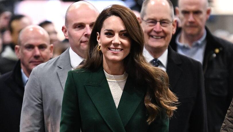 Prinzessin Kate in Leeds im Rahmen ihrer "Shaping Us"-Kampagne.