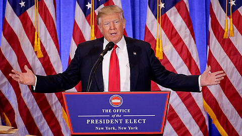 Der Republikaner Donald Trump ist der 45. Präsident der USA.