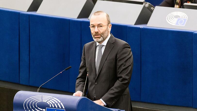 "Unsere amerikanischen Freunde mit ihren Partnern nicht alleine lassen": Manfred Weber.