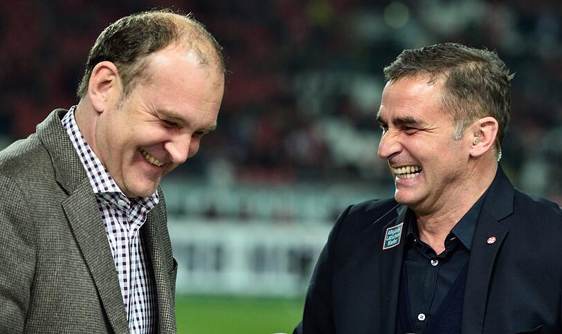 Jörg Schmadtke (links auf dem Bild), Geschäftsführer 1. FC Köln: &bdquo;Die Kosten sind so
exorbitant, dass das nicht tragbar ist.&ldquo;