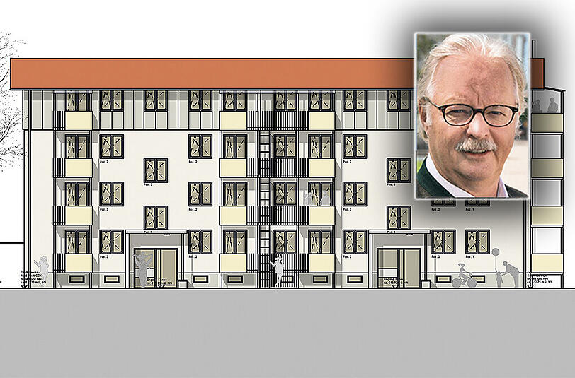 Mario Schmidbauer wohnt in einer Wohnung in der Lilienstraße - für die er sich aber ganz regulär beworben hat. In einer anderen Wohnung lebt der GWG-Chef selber.