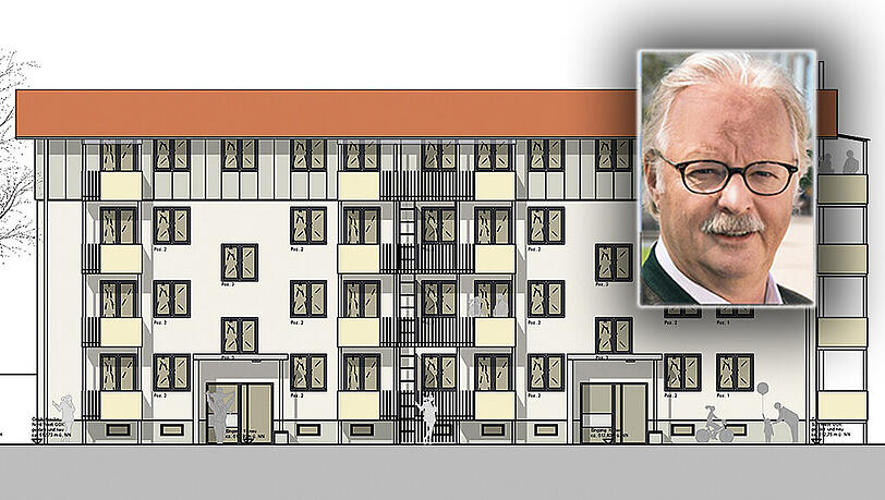 Mario Schmidbauer wohnt in einer Wohnung in der Lilienstraße - für die er sich aber ganz regulär beworben hat. In einer anderen Wohnung lebt der GWG-Chef selber.