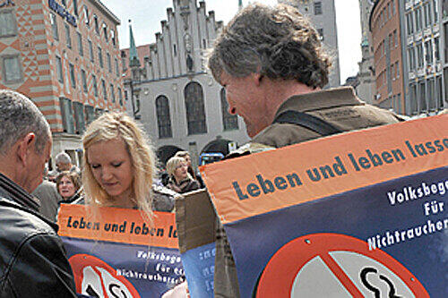Die ÖDP plant ein Volksbegehren zum Rauchverbot.