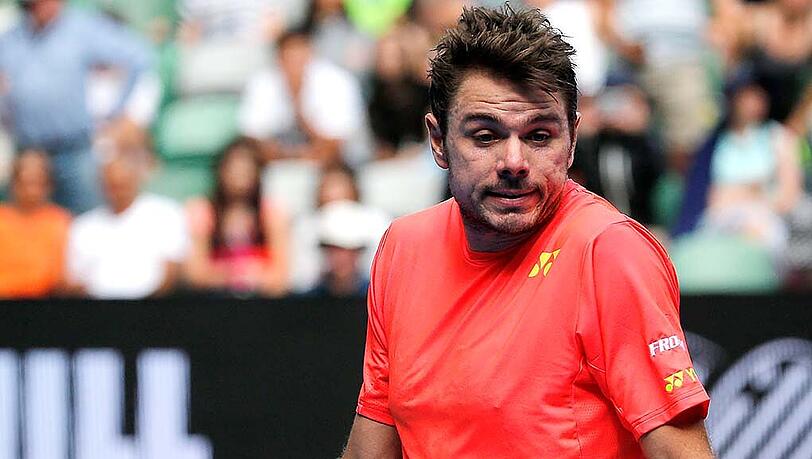Wiedersehen machet keine Freude: Stan Wawrinka hatte den Grand-Slam-Auftakt der Tennis-Saison 2014 gewonnen. Wiedersehen machet keine Freude: Stan Wawrinka hatte den Grand-Slam-Auftakt der Tennis-Saison 2014 gewonnen.