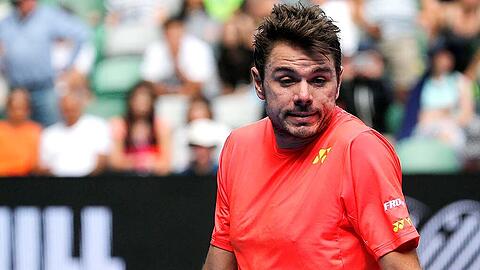 Wiedersehen machet keine Freude: Stan Wawrinka hatte den Grand-Slam-Auftakt der Tennis-Saison 2014 gewonnen.