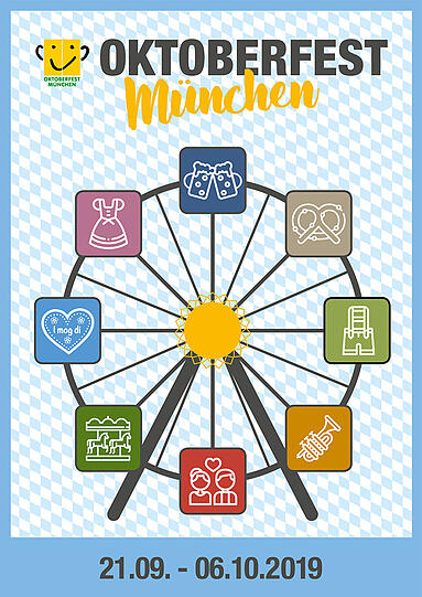 Welches Motiv wird zum Wiesnplakat 2019? 52 Motive stehen insgesamt online zur Auswahl.