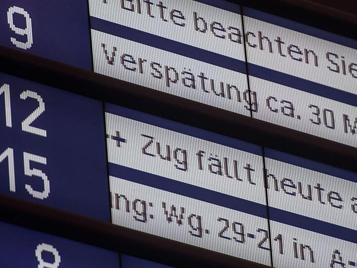 Zugausfälle und Verspätungen am Stuttgarter Hauptbahnhof.