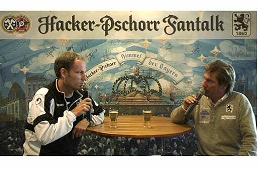 Markus Schroth im Gespräch mit Stefan Schneider. Der Hacker Pschorr-Fantalk nach dem Spiel des TSV 1860 München gegen den SV Sandhausen.