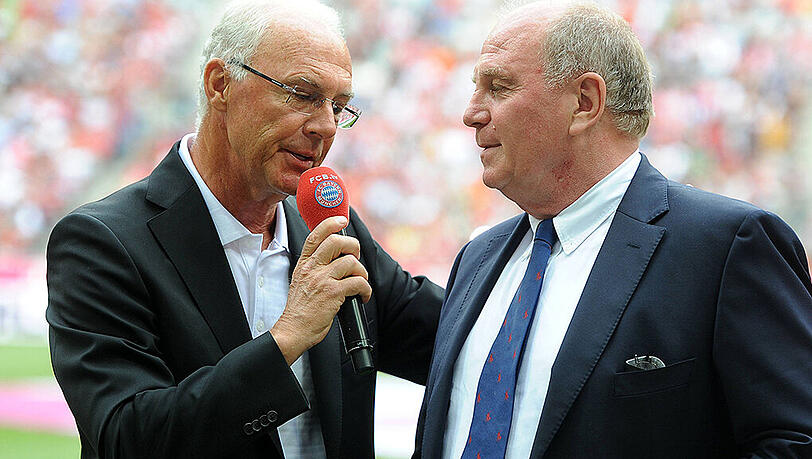 Bild aus alten Tagen: Franz Beckenbauer (l.) und Uli Hoeneß Bild aus alten Tagen: Franz Beckenbauer (l.) und Uli Hoeneß