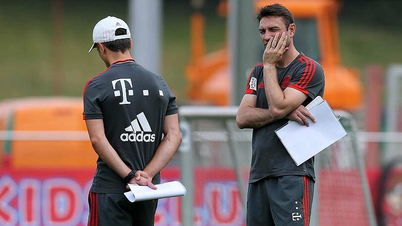 Weitere Bilder vom ersten Mannschaftstraining des FC Bayern.