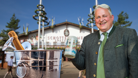 Streit unter den Wiesn-Wirten: Auslöser ist eine Schampus-Genehmigung für Christian Schottenhamel und sein Zelt.