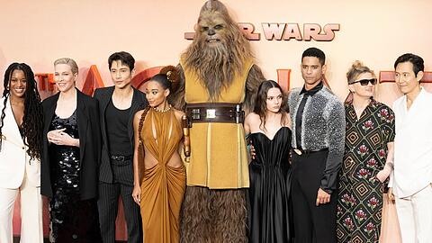 Der "Star Wars: The Acolyte"-Cast in London.