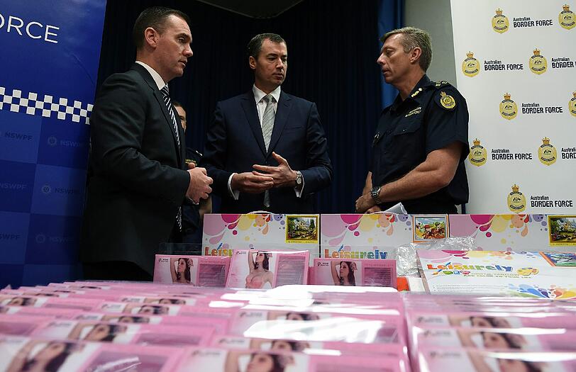 Es ist der Drittgrößte Drogenfund der Polizei in Australien.