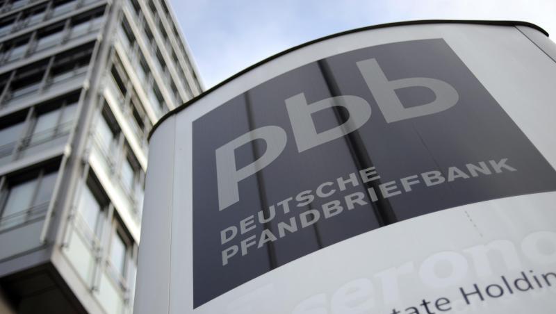 Das Logo der Deutschen Pfandbriefbank (pbb)..