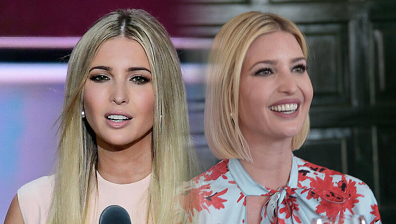 Vorher, nachher: Ivanka Trump trägt jetzt Bob Vorher, nachher: Ivanka Trump trägt jetzt Bob