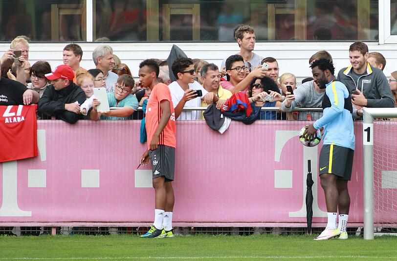 Weitere Bilder von Peps Comeback an der Säbener Straße.