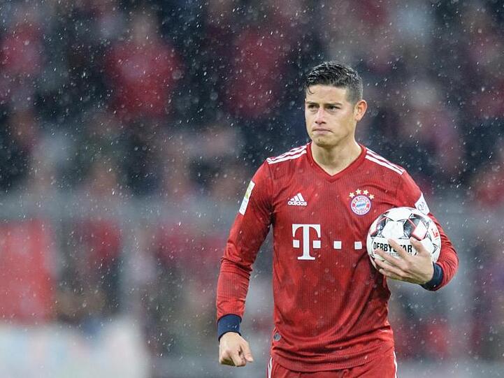 Wohl nicht mehr lange im Bayern-Trikot: James Rodríguez.