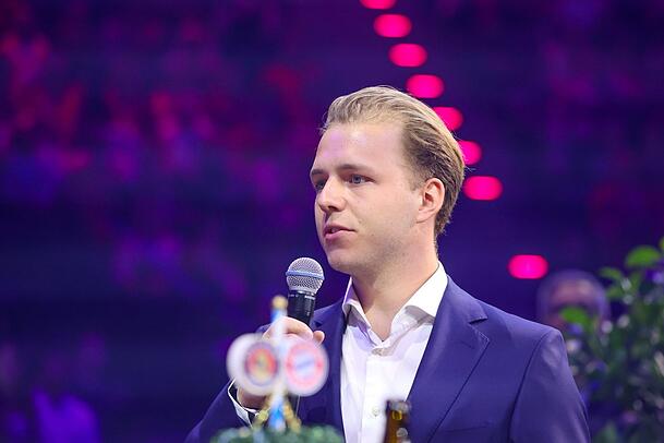 Franz Beckenbauers Sohn Joel. Franz Beckenbauers Sohn Joel.