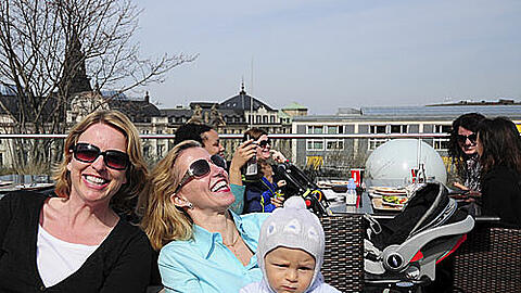 Frühling genießen - auf der Terrasse vom Oberpollinger