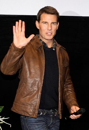 Sexy: In seiner feschen Lederjacke machte der süße Tom ordentlich was her.
