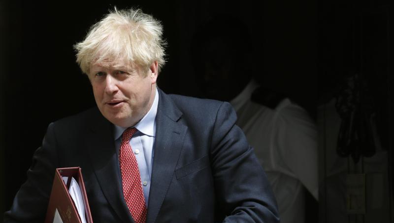 Der britische Premierminister, Boris Johnson, verlässt die 10 Downing Street. Der britische Premierminister, Boris Johnson, verlässt die 10 Downing Street.
