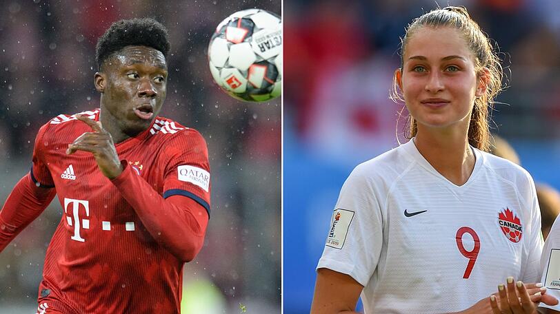 Jordyn Huitema, die Freundin von Alphonso Davies, ist selbst aktive Fußballerin. Sie spielt bei Paris Saint-Germain in Frankreich.