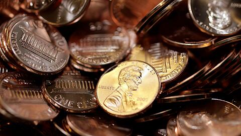 USA stellen Produktion von 1-Cent-Münzen ein