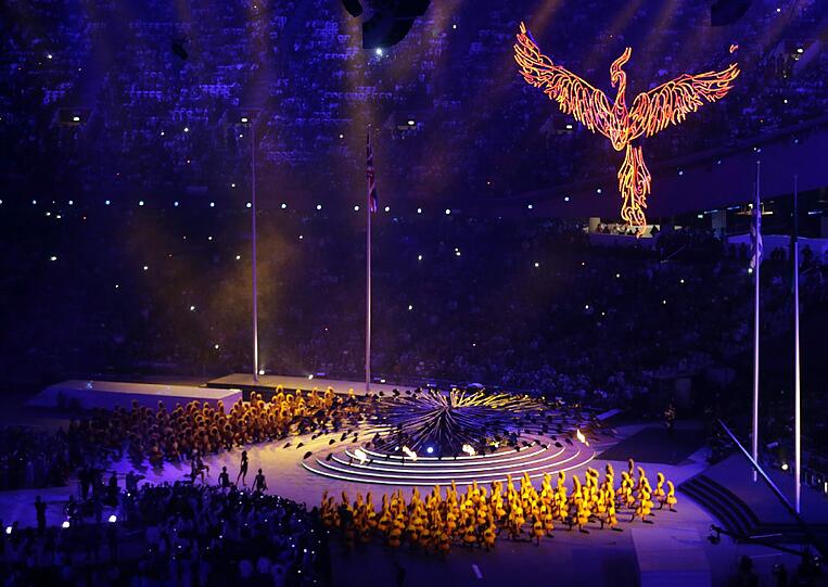 Das olympische Feuer: