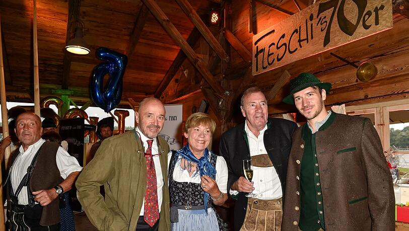 Christian Neureuther, Frau Rosi Mittermaier, Frank Fleschenberg und Felix Neureuther Christian Neureuther, Frau Rosi Mittermaier, Frank Fleschenberg und Felix Neureuther