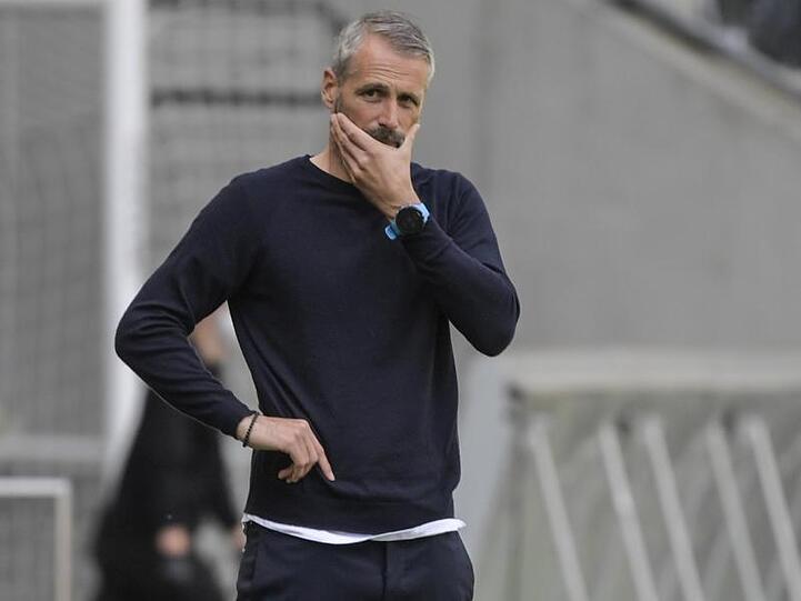 Mönchengladbachs Trainer Marco Rose konnte die Heimniederlage gegen Bayer 04 Leverkusen nicht verhindern.