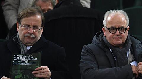 DFB-Vize Rainer Koch (l) will ein Gespräch mit Verbandschef Keller führen.