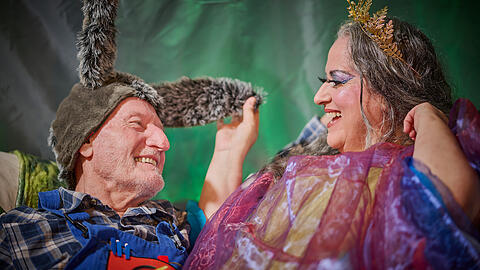 Sepp Schauer mit Lipa Majstrovic im "Sommernachtstraum".