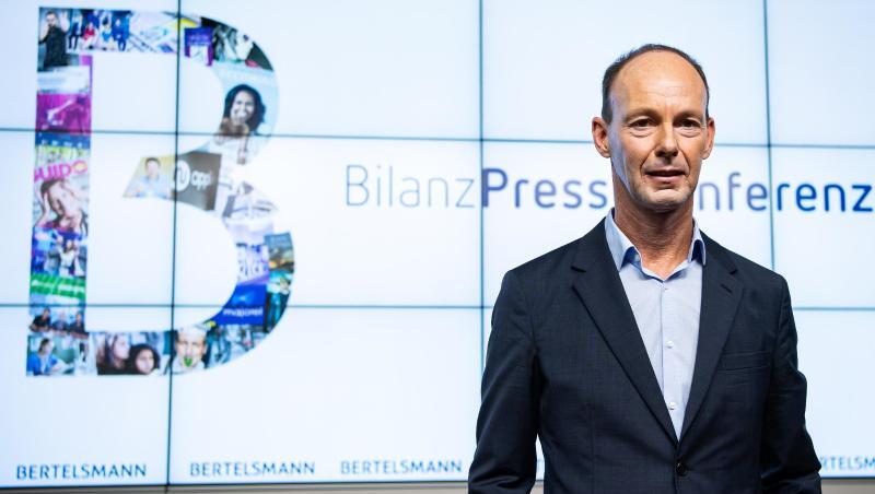 Bertelsmann-Vorstandvorsitzender Thomas Rabe. Das Medienunternehmen ist mit einem deutlichen Plus ins 1. Quartal gestartet. Bertelsmann-Vorstandvorsitzender Thomas Rabe. Das Medienunternehmen ist mit einem deutlichen Plus ins 1. Quartal gestartet.