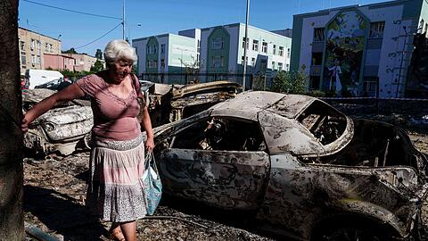Die ukrainische Hauptstadt erlebt einen der schlimmsten Angriffe mit russischen Drohnen und Raketen.