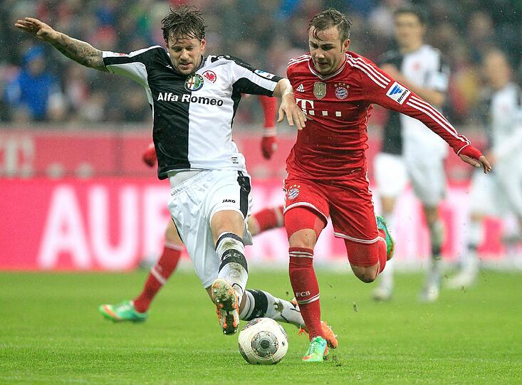 Ein Bild von der letzten Begegnung: Marco Russ gegen Mario Götze
