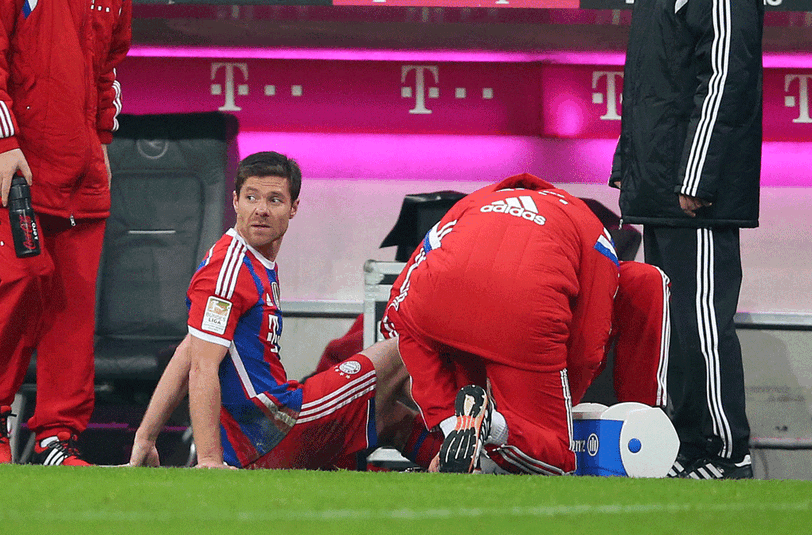 Laboriert an einer Knöchelprellung: Xabi Alonso.