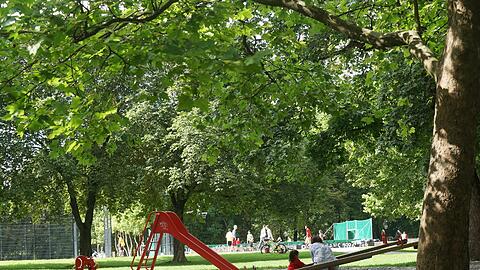 Im Maßmannpark wünschen sich viele Besucher eine WC-Anlage...