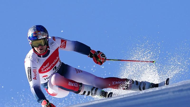 Alexis Pinturault aus Frankreich gewann den Riesenslalom in Hinterstoder.