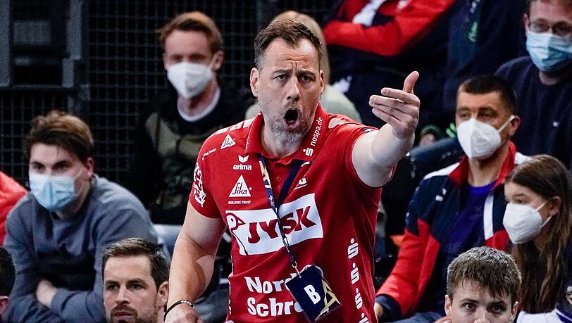Für Flensburgs Trainer Maik Machulla ist der Schlüssel für ein Weiterkommen in der Champions League: "zwei perfekte Spiele."