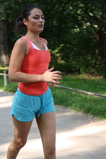 Magdalena, joggend.