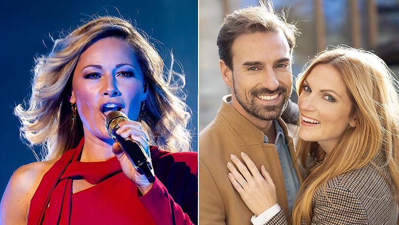 Anni Perka (hier mit ihrem Verlobten Peter Loder) trat früher als Double von Helene Fischer (li.) auf. Anni Perka (hier mit ihrem Verlobten Peter Loder) trat früher als Double von Helene Fischer (li.) auf.