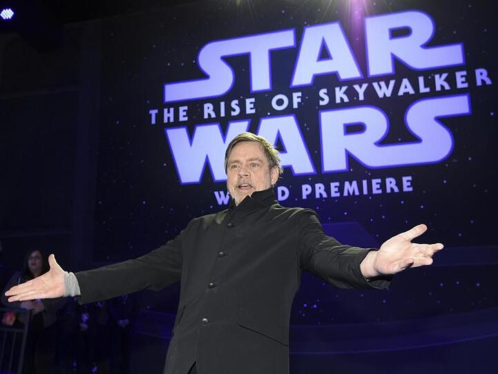Mark Hamill bei der Weltpremiere von "Star Wars: Der Aufstieg Skywalkers" in Los Angeles.